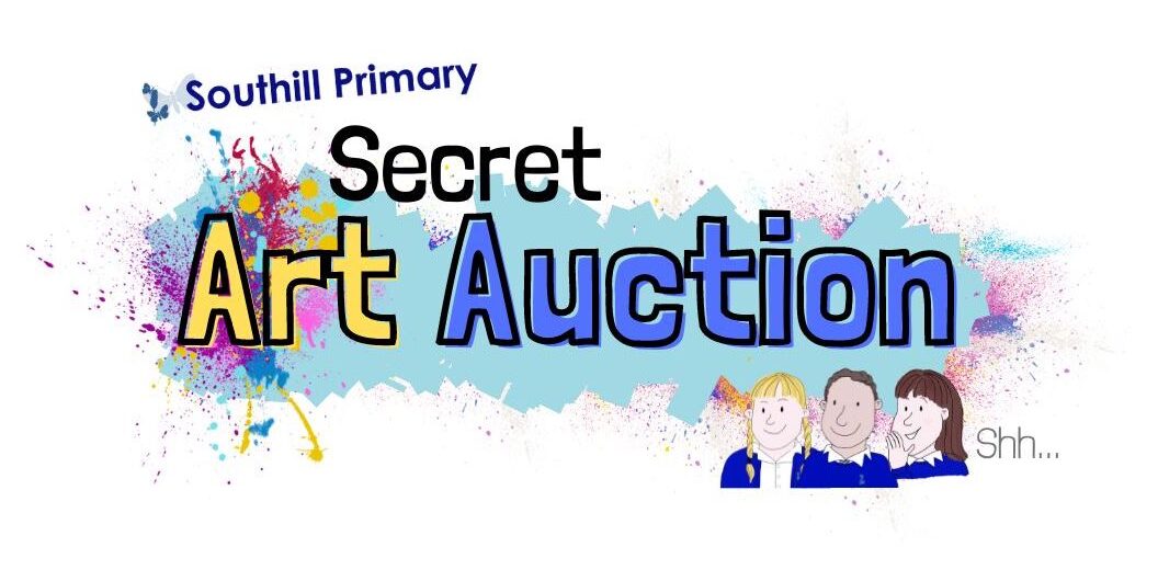 Secret Art Auction decorative logo